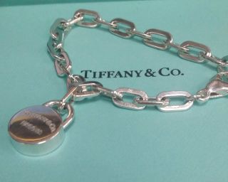 Authentic Pre - Owned Tiffany & Co.  Nacoya 925 Silver Lock With Bracelet 7 " L