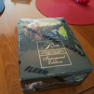 1994 Fleer Flair Inaugural Edition Marvel Universe Box