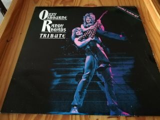 Ozzy Osbourne Randy Rhoads Tribute - 2 Lp Vinyl Record - W/ Poster 1st Press