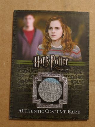 Harry Potter Order Of The Phoenix Emma Watson Hermione Granger Costume Card Ci1