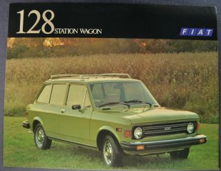 1976 - 1977 Fiat 128 Station Wagon Sales Brochure Sheet