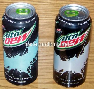 Nm 2012 Full Le Usa Mtn Dew Batman The Dark Knight Rises 16oz Color Changing Can