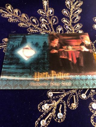 Harry Potter And The Prisoner Of Azkaban Authentic Prop Card Divination Book P7