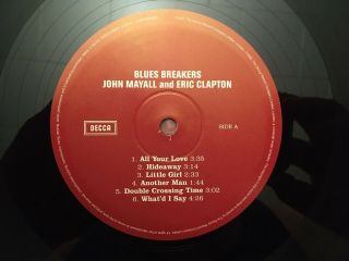 John Mayall Blues Breakers W/eric Clapton Lp 2008 Decca Reissue M - Germany