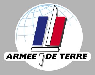 Sticker Armee De Terre Logo Nationale FranÇaise Defense France Autocollant Aa131