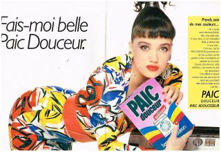 Publicité Advertising 1988 (2 Pages) La Lessive Paic Douceur