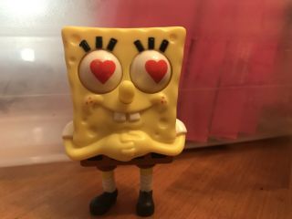 2004 Burger King Spongebob Squarepants Spinning Eye Changing Toy