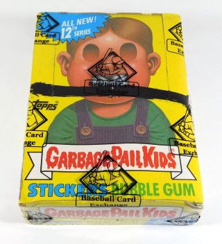 1988 Topps Gpk Garbage Pail Kids Series 12 Box,  25 Cents (48) Bbce Wrapped X - Out