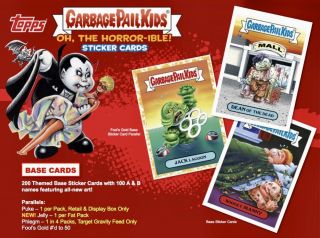 2018 Topps Garbage Pail Kids Oh The Horror - Ible 24 - Pack Box Auto Plate