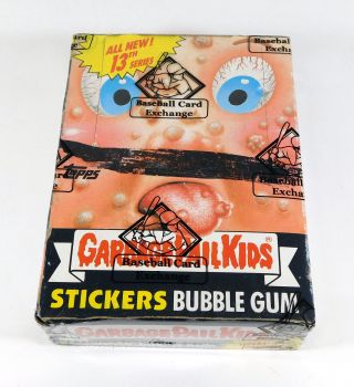 1988 Topps Gpk Garbage Pail Kids Series 13 Box,  25 Cents (48) Bbce Wrapped X - Out