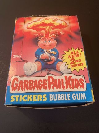 Garbage Pail Kids Gpk 2nd Series Os2 Box 48 Wax Packs 1985