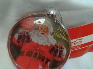 Coca Cola Santa Christmas Ornament