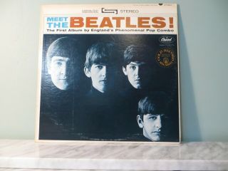 The Beatles - Meet The Beatles 1964 Vinyl Lp Record Album,  St 2047 Stereo