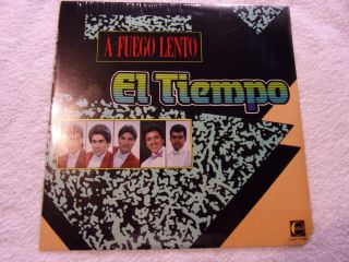 Grupo El Tiempo Lp.  Vinilo 1987 Sin Abrir.  " A Fuego Lento " 10 Canciones.