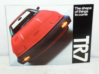 1975 1976 Triumph Tr7 Auto Show Dealer Sales Brochure