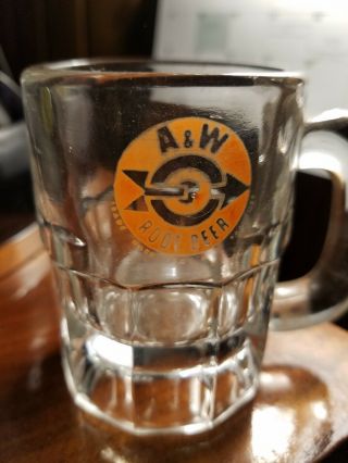 A&w Root Beer Mini Mug - Heavy Glass - Perfect