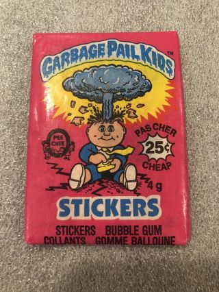 1985 Garbage Pail Kids 1st Series 1 Wax Pack Os1 Cn