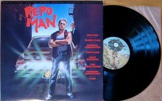 Repo Man Soundtrack Lp 1985 Australia Iggy Pop Black Flag Near