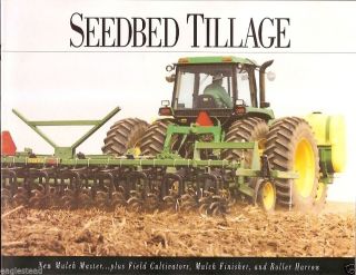 Farm Implement Brochure - John Deere - Seedbed Tillage Equipment - 1992 (fb124)