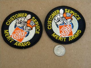 Home Depot Patch Customer Service Award Merit Recognition Employee