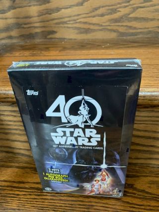 2017 Topps Star Wars 40th Anniversary Factory Trading Card Hobby Box