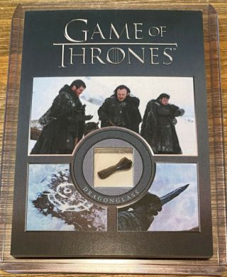 Game Of Thrones Season 5 Rittenhouse Dragonglass Relic Card Dg1 006/200