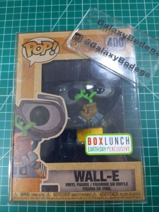 Funko Pop 400 Disney: Wall - E - Box Lunch Earth Day Exclusive Protector