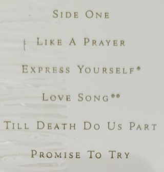 NEW/SEALED 1989 VINYL RECORD ALBUM LP MADONNA LIKE A PRAYER 4TH STUDIO RECORDING 3