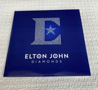 Elton John ‎– Diamonds 2 × Vinyl,  Lp,  Compilation,  Remastered,  Blue