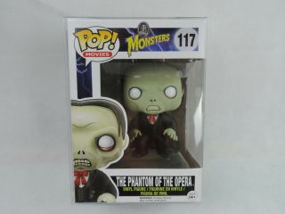 Funko Pop 117 Phantom Of The Opera Monsters With Protector Universal