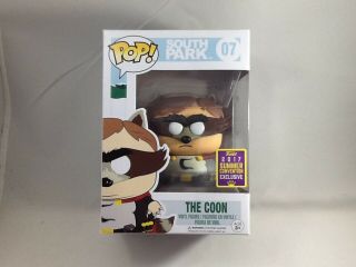 The Coon South Park Funko Pop 07 SDCC Shared Exclusive with Pop Protector 2