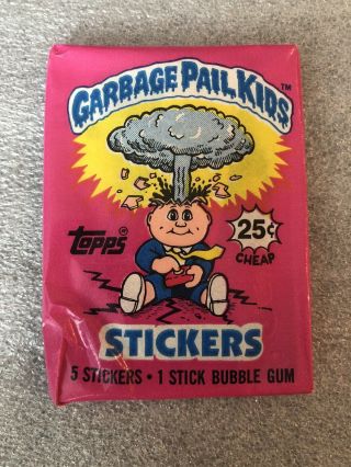 1985 Garbage Pail Kids 1st Series 1 Wax Pack Os1