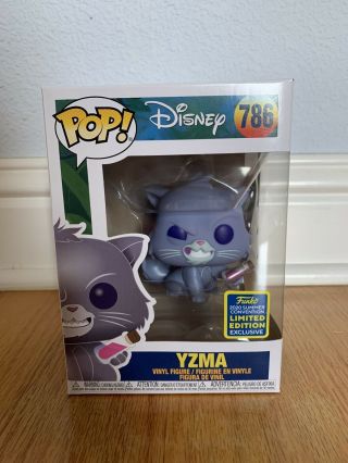 Funko Pop Yzma As A Cat 2020 Sdcc Shared Sticker Exclusive (in Hand)