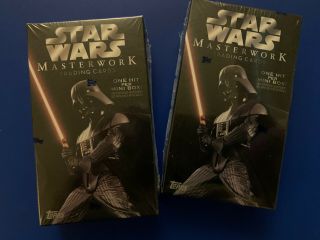 (2) 2015 Star Wars Masterwork Unopen Boxes