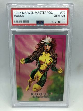 1992 Marvel Masterpieces Rogue Psa 10 (population 1/5)