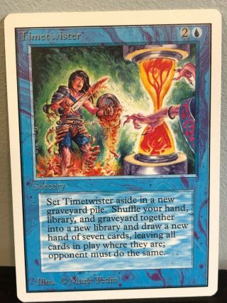 Timetwister Power 9 - Unlimited - English Mtg Magic The Gathering Reserved List