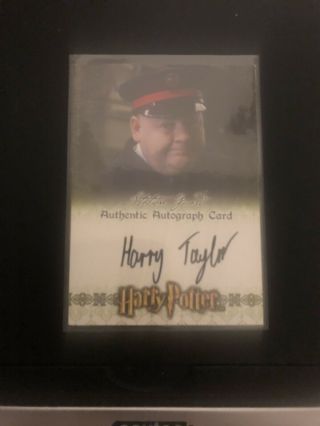 Harry Potter And The Chamber Of Secrets Autograph Card By The Station Guard