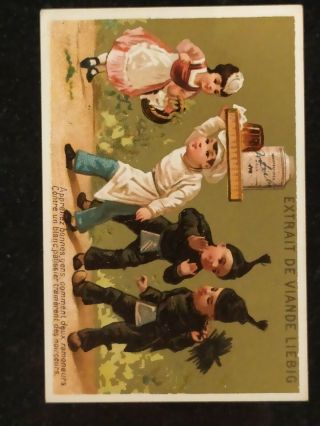 Trade Card Liebig S 98 The Apprentice Pastry Chef And 2 Chimney Sweeps