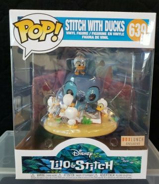 Funko Pop Disney Lilo & Stitch With Ducks 639 Box Lunch Exclusive