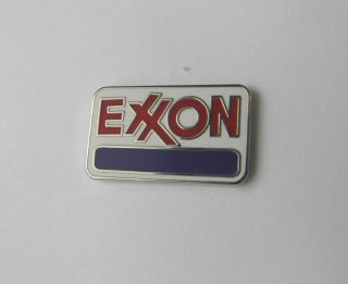 Exxon Oil Gas Fuel Lapel Pin Hat Pin Badge 3/4 Inch In Size