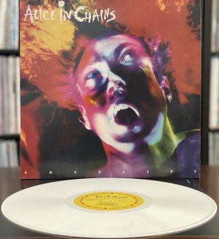 Alice In Chains Facelift White Vinyl Lp Record