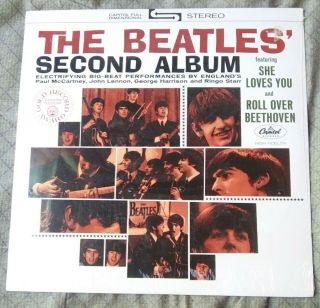 The Beatles Second Album Lp St 2080 Capitol Vinyl Stereo