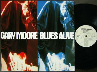 Gary Moore - Blues Alive [ 1993 Korea Orig 1st Vinyl ] 2lp Ex,  4p Insert