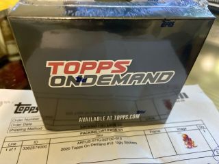 2020 Topps On Demand 12: Ugly Stickers Factory Set Sketch Print Run 500