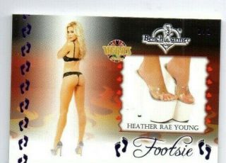 2020 Benchwarmer Vegas Baby Heather Rae Young Footsie Parallel Card 2/2