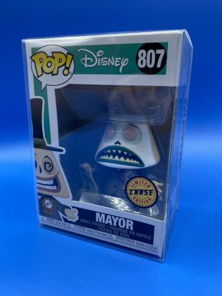 Funko Pop The Nightmare Before Christmas Mayor 807 Chase W/soft Protector