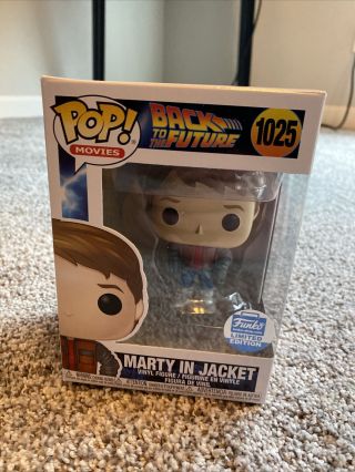 Funko Pop Marty In Loose Jacket - Back To The Future Funko Shop In Hand