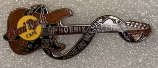 Rare Hard Rock Cafe Phoenix Srv Stevie Ray Vaughn Guitar Collectable Pin