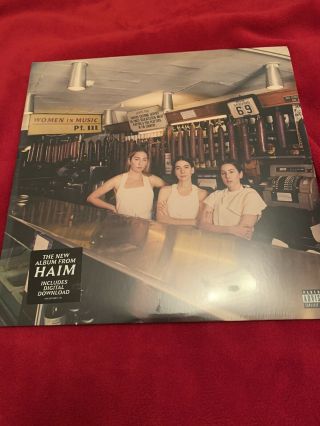 Haim Women In Music Pt.  Iii Limited Edition Opaque Red Double Vinyl Lp