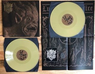 Lurker Of Chalice Gold Vinyl 2xlp Die Hard W/ Pin - Leviathan - Black Metal Usbm